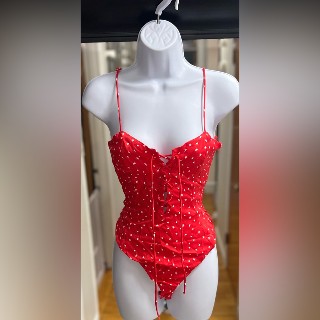 Red Star Bodysuit Brand Zara